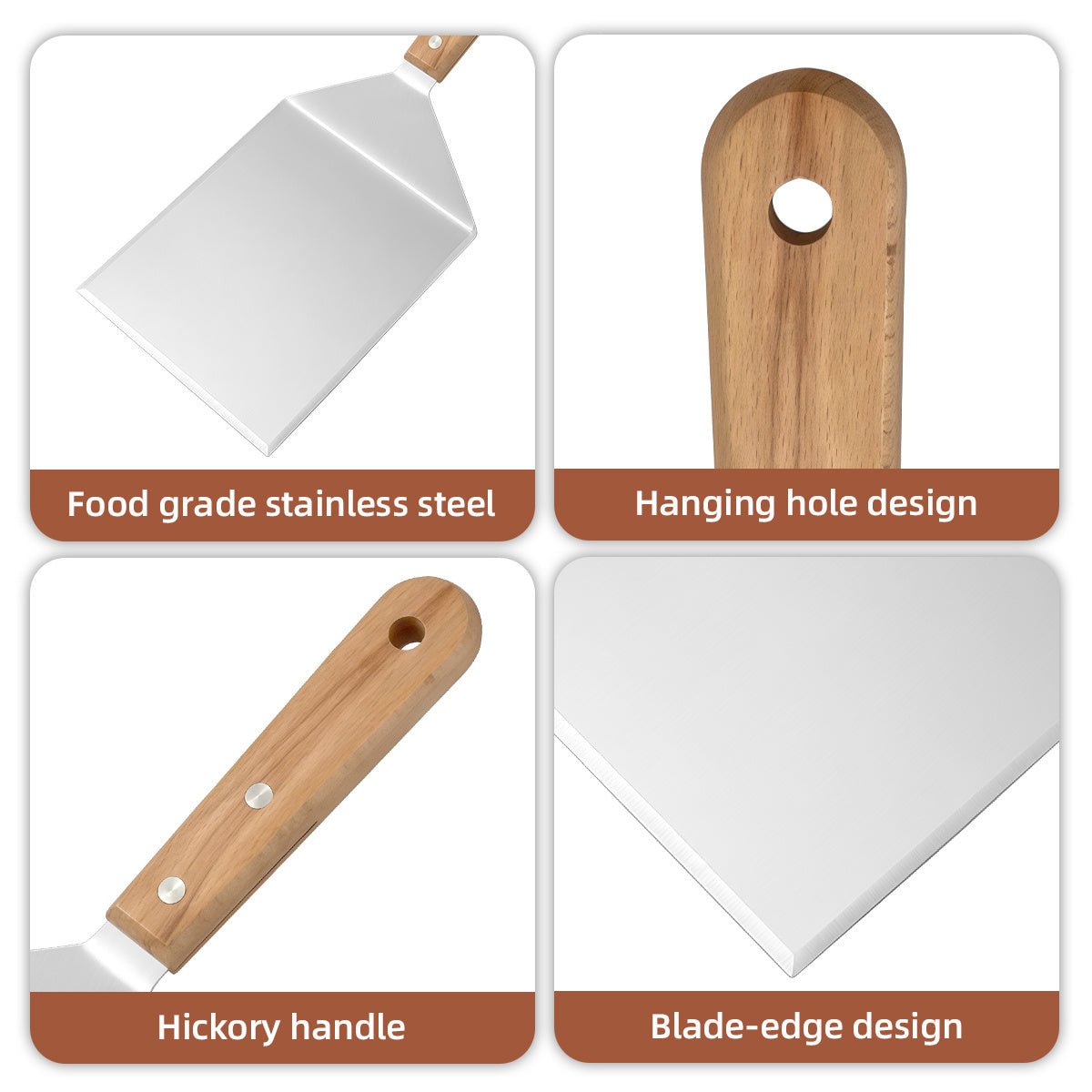 FLIPCRAFT – Ergonomic BBQ Spatula Durable Steel Build