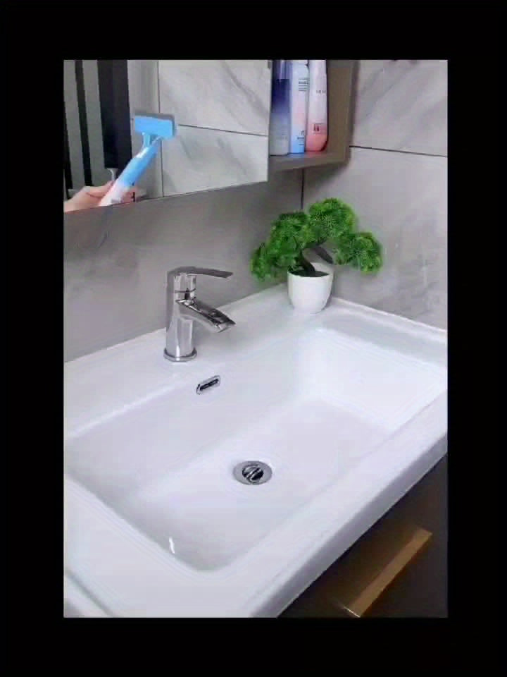 GLASSMATE – 3-in-1 Window & Mirror Scraper with Removable Microfiber Cloth