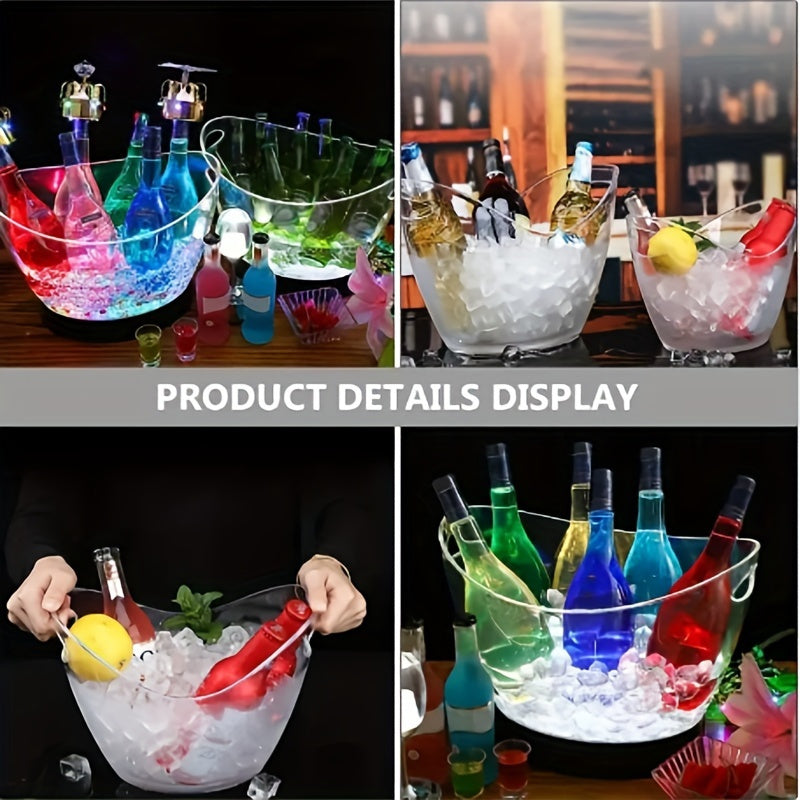 FROSTVAULT – Acrylic Ice Bucket for Stylish Beverage Cooling and Easy Party Serving
