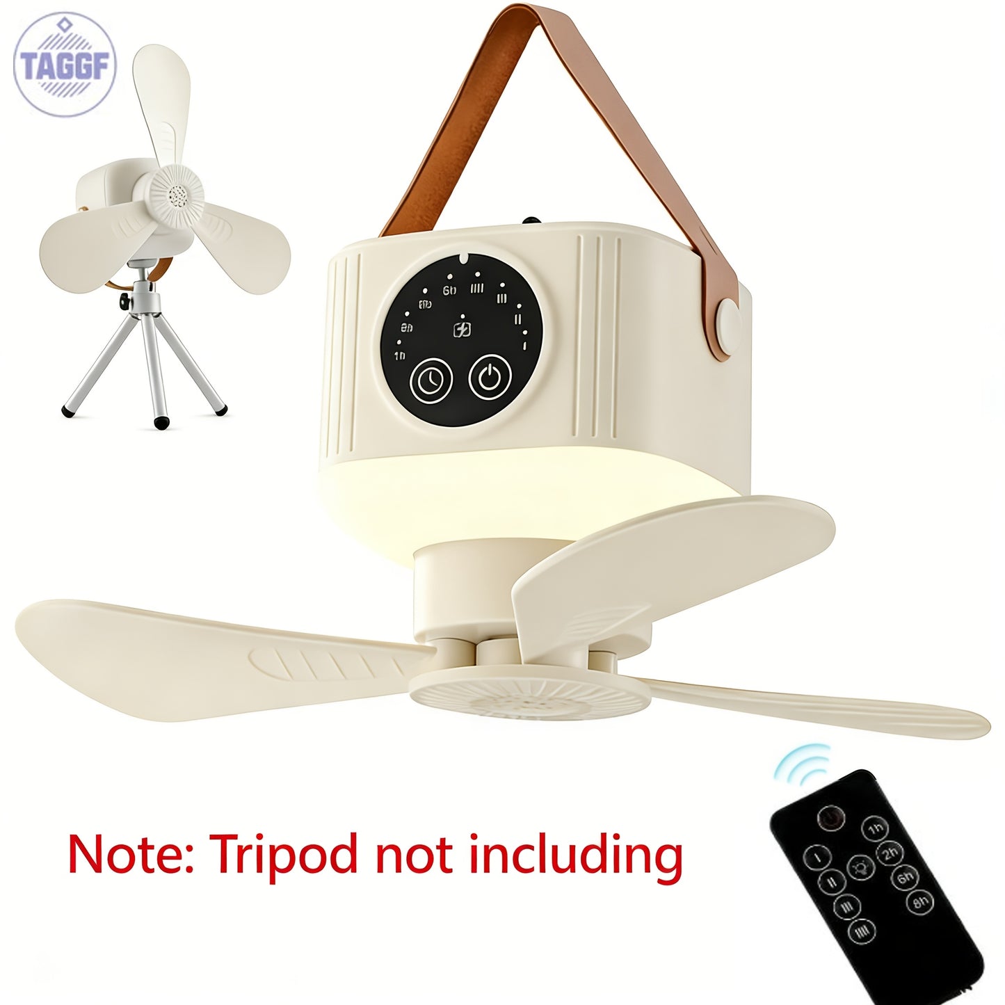 LIGHTBREEZE – Camping Fan Lantern for Outdoor & Indoor Use