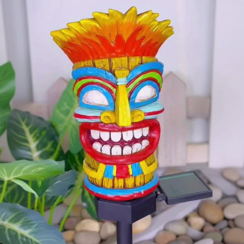 TIKIGLOW – Solar Tropical Tiki LED Garden Stake Light