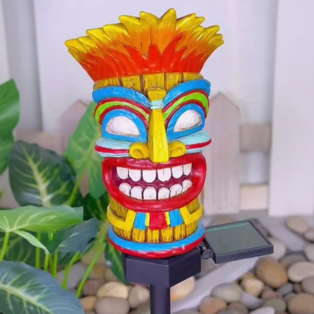 TIKIGLOW – Solar Tropical Tiki LED Garden Stake Light