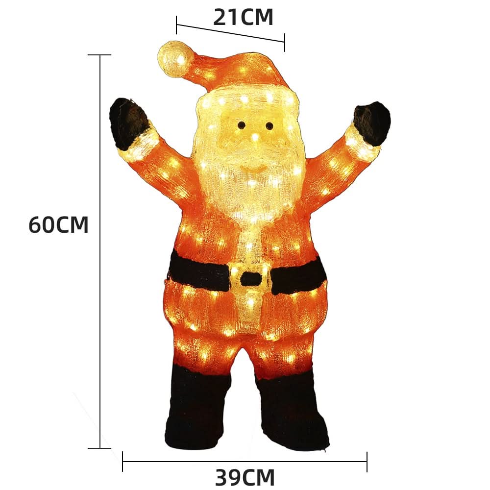 SANTABRIXA – Leuchtende Weihnachtsmann-Dekoration für zauberhafte Weihnachtsausstellungen