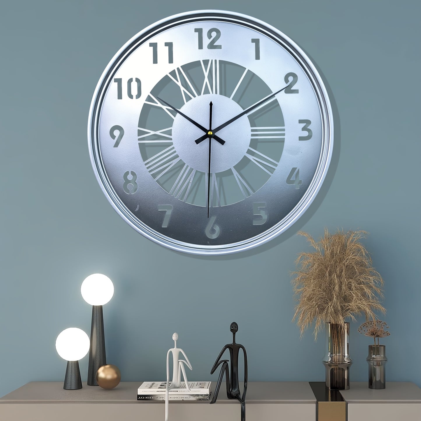Ironvale Silent Round Iron Wall Clock