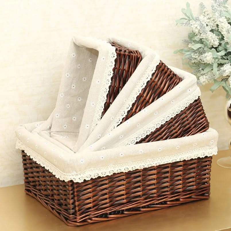 WILLOWCRAFT – Handgefertigter Aufbewahrungskorb-Organizer