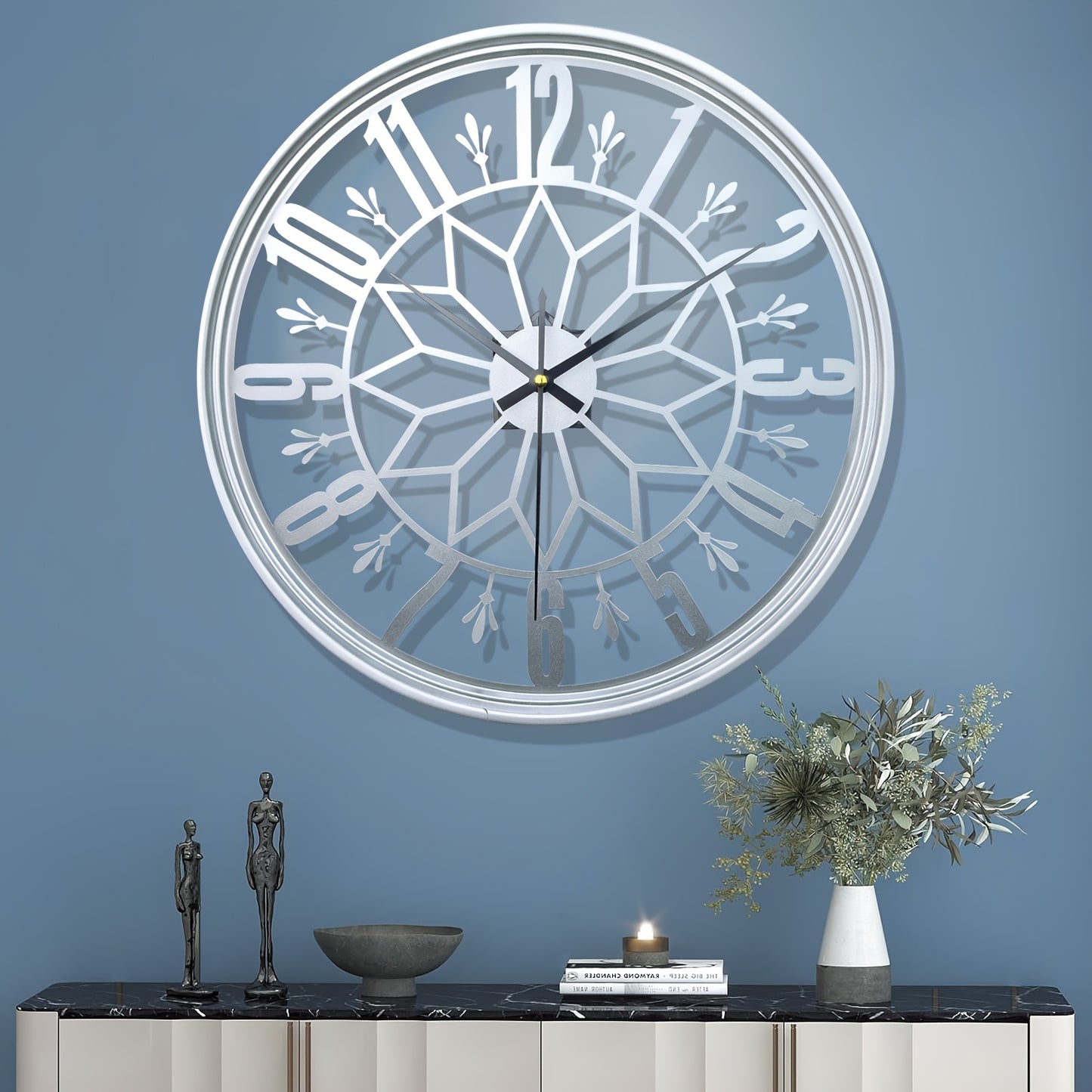 Scandia 40 cm Modern Iron Art Wall Clock