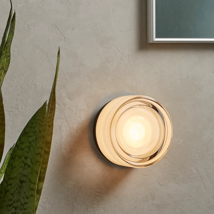 Ahni Dimmable LED Wall Sconce - Solid Cast Glass Shade, Easy Installation 13