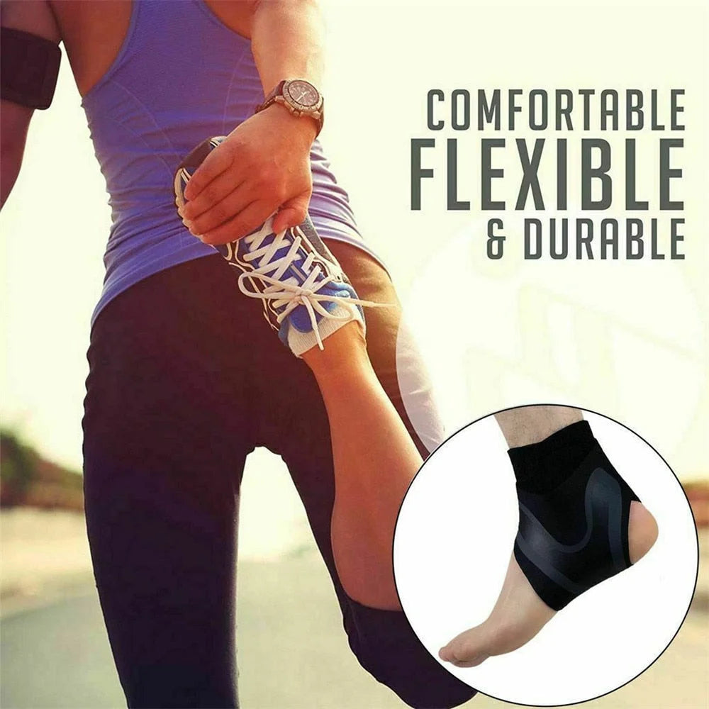 AnkleGuard - Adjustable Ankle Compression Sleeve for Pain Relief & Stability 7