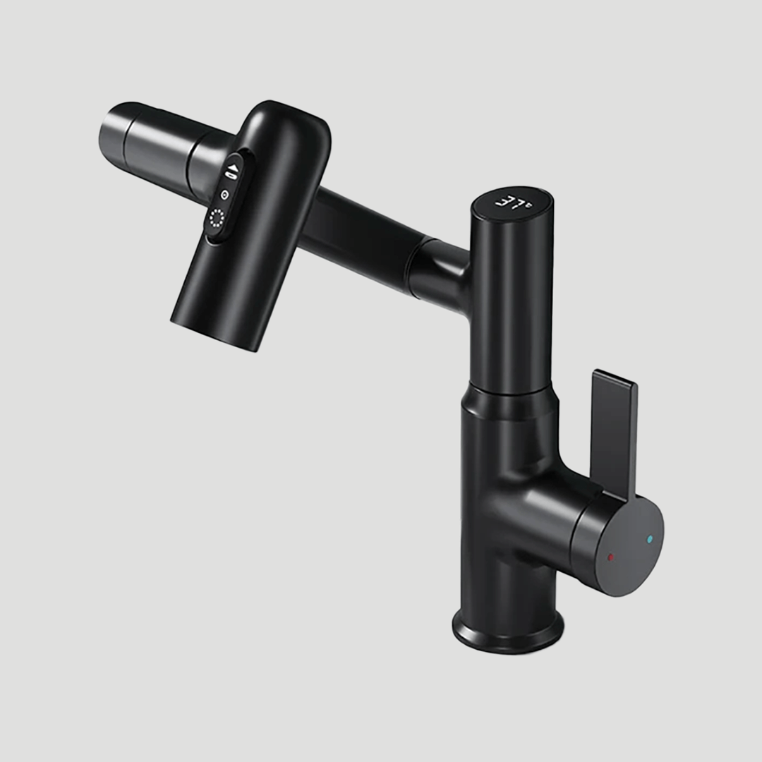 AquaTwist - 360° Rotatable Kitchen Faucet with Temperature Display & Sprayer 8