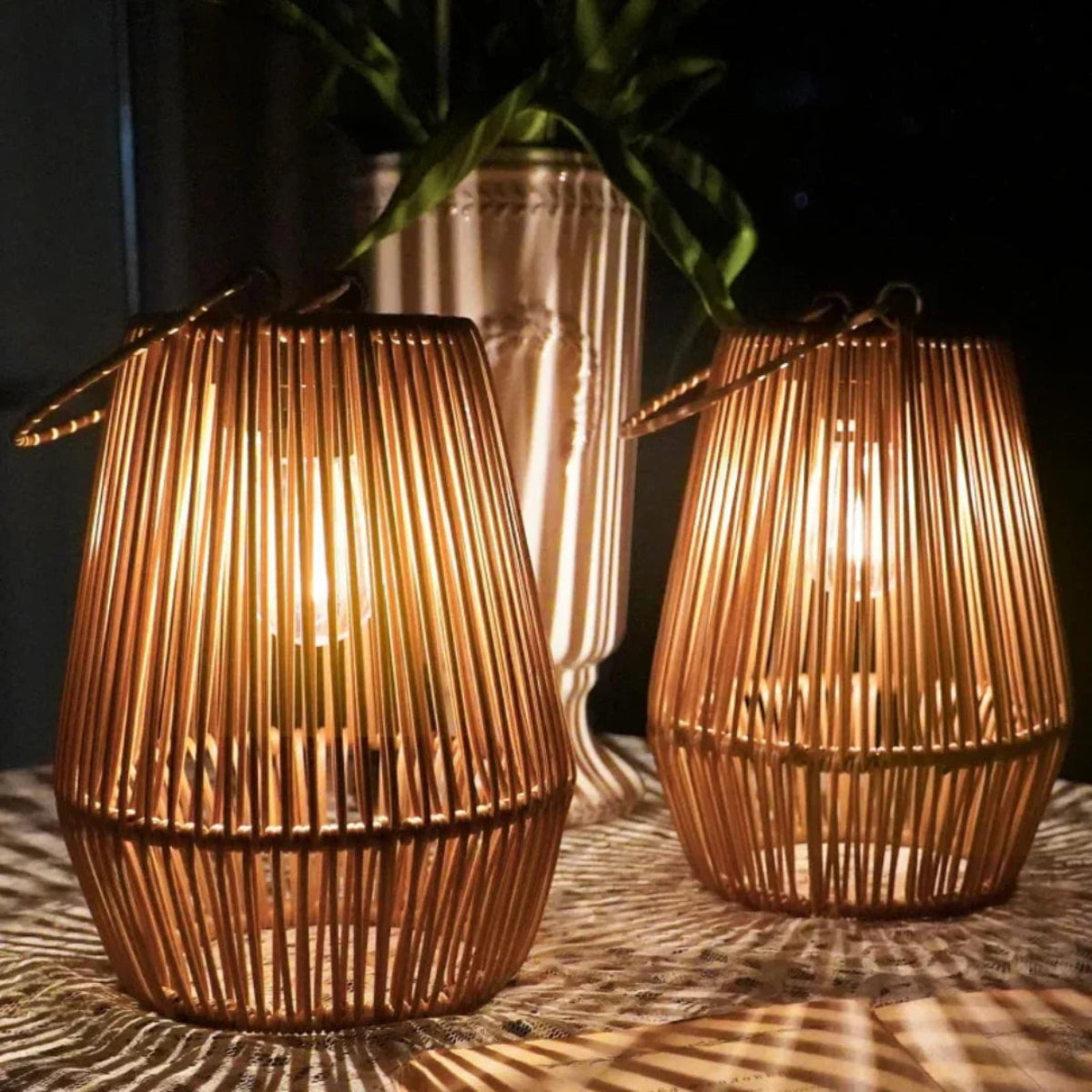 ArtisanGlow - Handmade Solar Outdoor Lantern with Waterproof Design 4