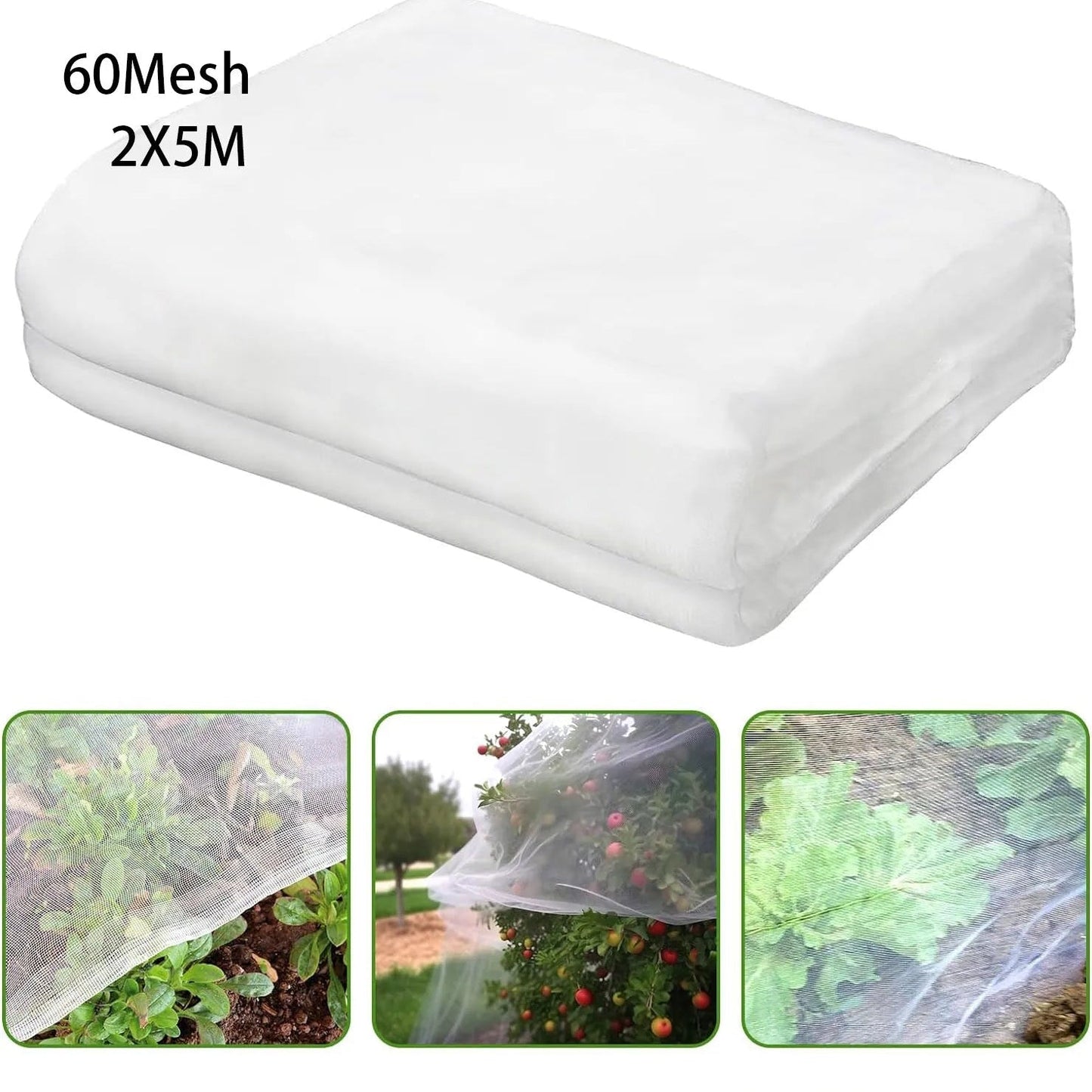 BUGBARRIER – HDPE Insect Net for Breathable Plant Protection & Pest Control 7