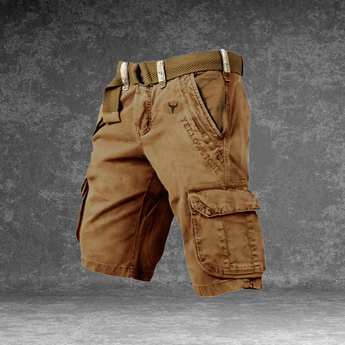 RUGGAREX – Men Cargo Shorts Lightweight Multi Pocket Casual Wear