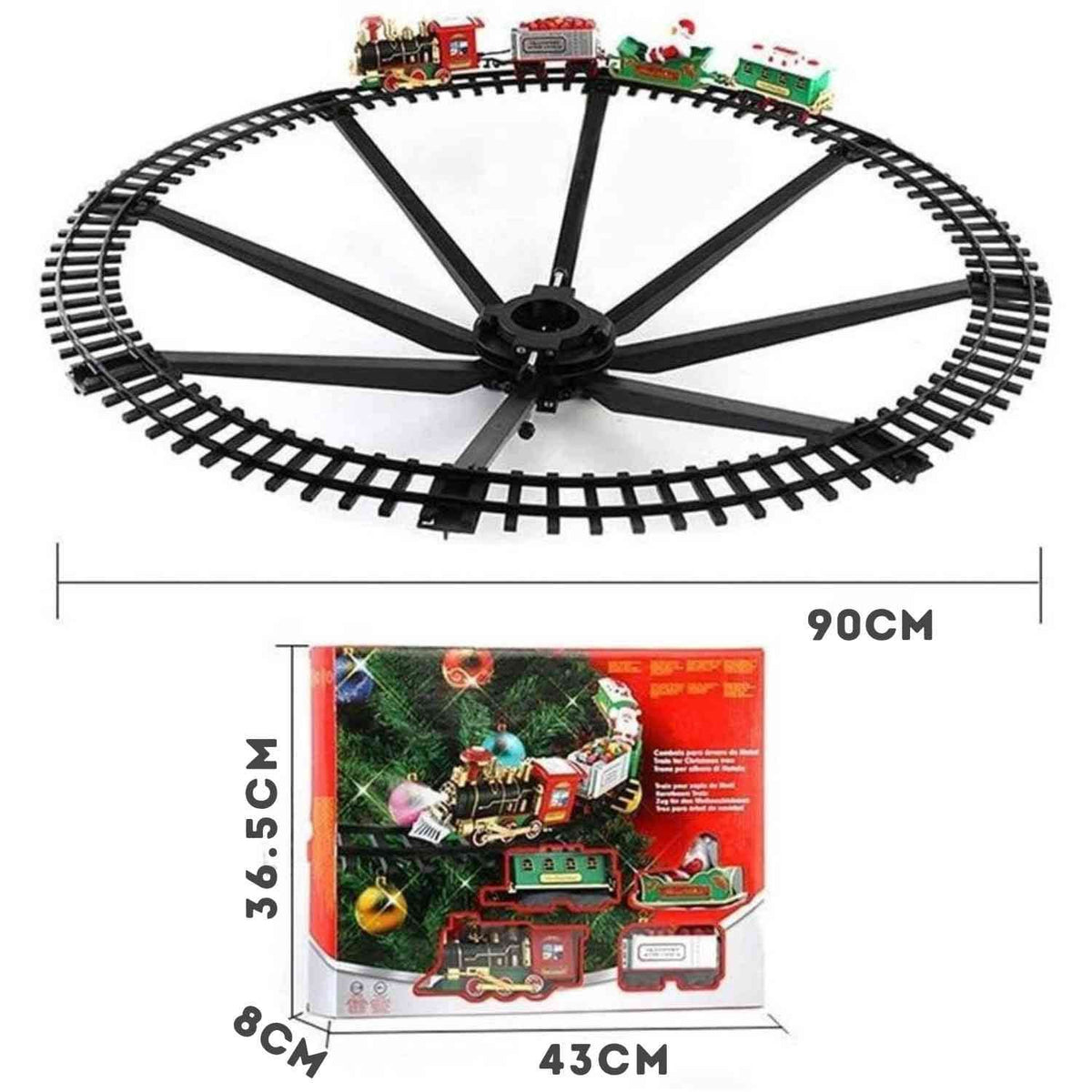 TREEEXPRESS – Christmas Tree Train for Cheerful Holiday Styling
