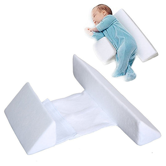 Cudlo Anti-Tilt Baby Pillow - Adjustable Memory Foam for Safe Side Sleep 7