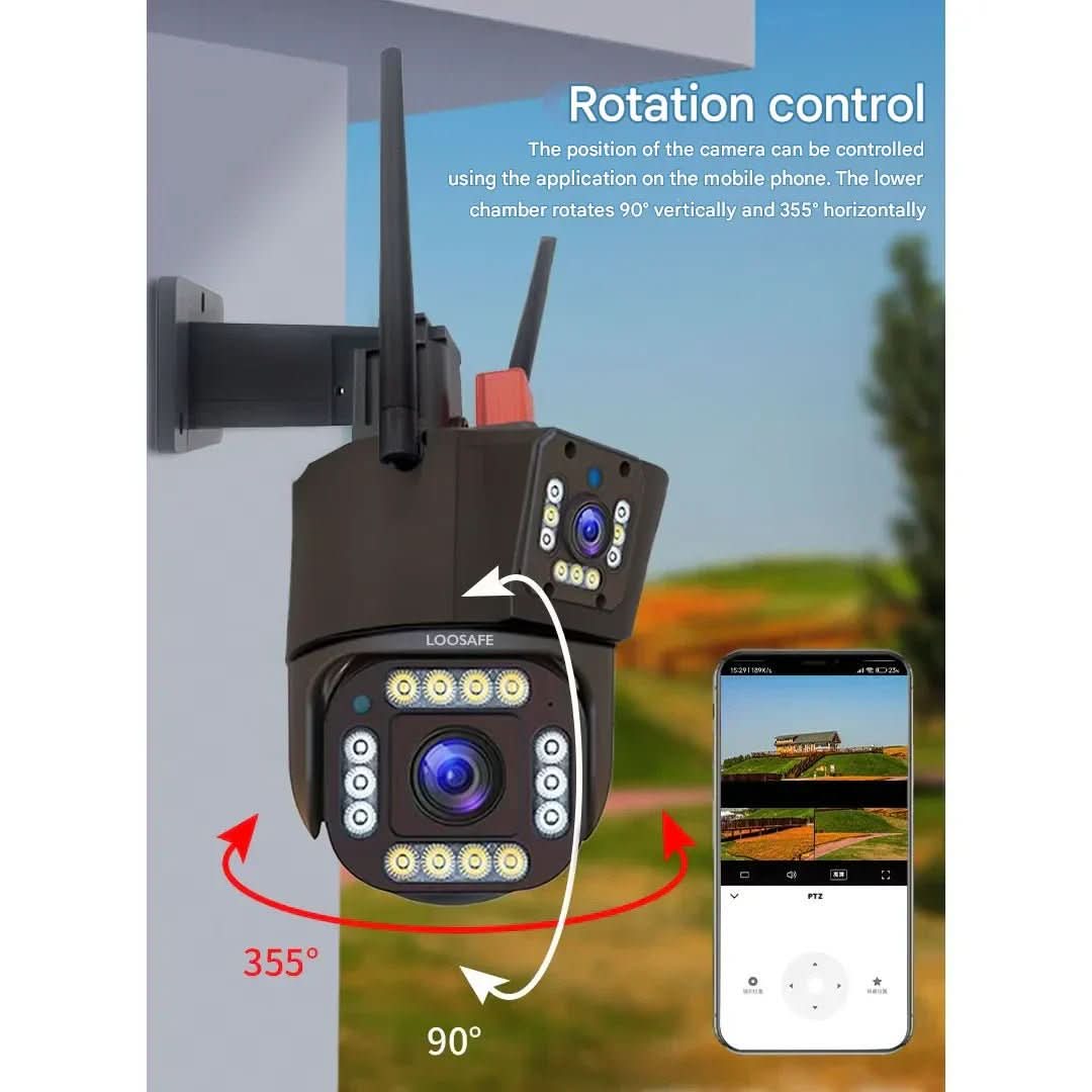 DUALGUARD CAM - 4K Wireless Security Camera with Solar Panel & 360° Control 7