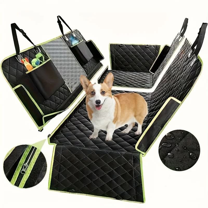 FURRIDE - 6-in-1 Multi-Functional Dog Car Seat Cover for Comfort & Cleanliness 1