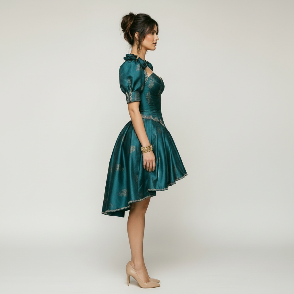 Aurette | Women’s Structured Bodice Party Dress