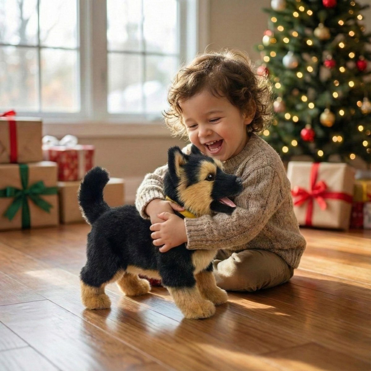 Interactive Robot Puppy Toy - Walking, Barking, Wagging Companion for Kids 7