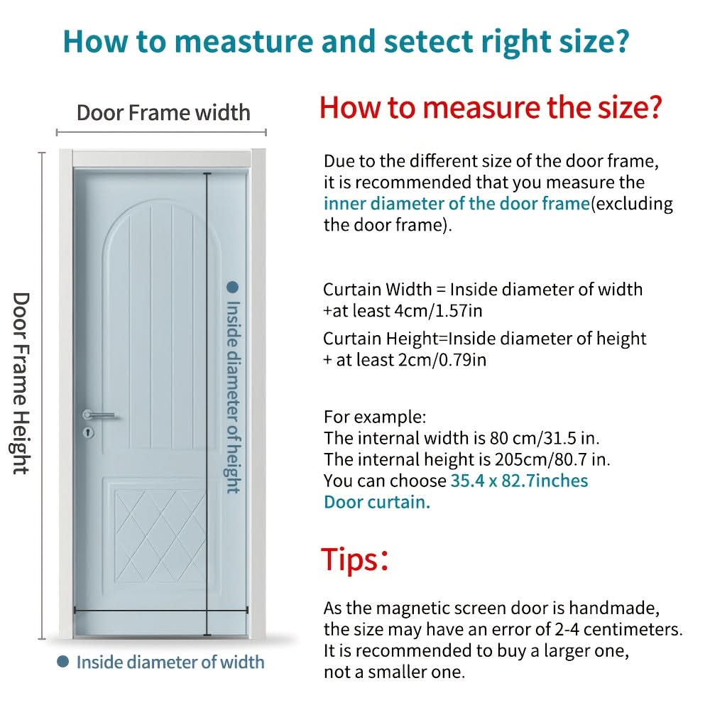 MAGNAMESH - Magnetic Mosquito Screen Curtain for Easy Insect Protection 8