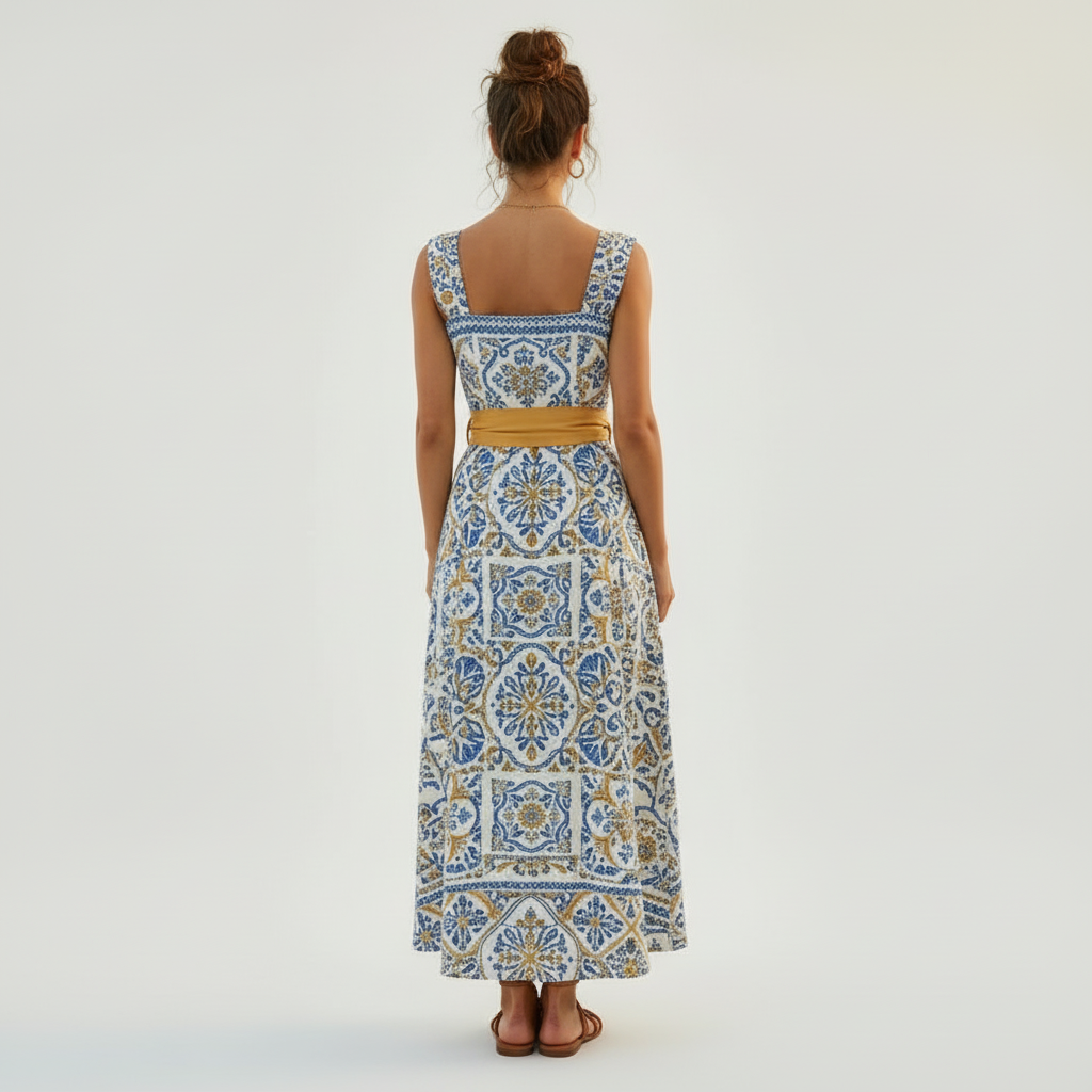 Calanthe | Women’s Structured Bodice Summer Dress