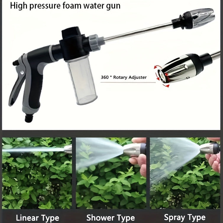 AQUAFORCE - High-pressure foam spray gun designed for efficient outdoor cleaning tasks