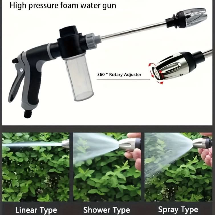 AQUAFORCE - Højtryks skum spraypistol designet til effektiv udendørs rengøring.