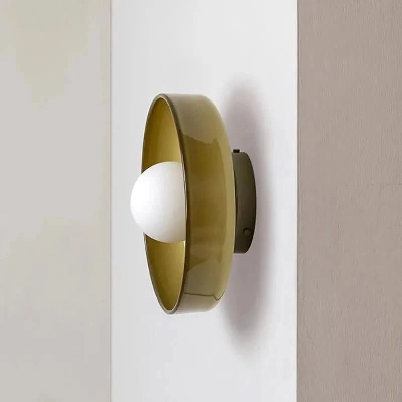 Nordic Glass Flush Mount Ceiling Light - LED-Compatible Fixture for Elegant Ambient Lighting 10