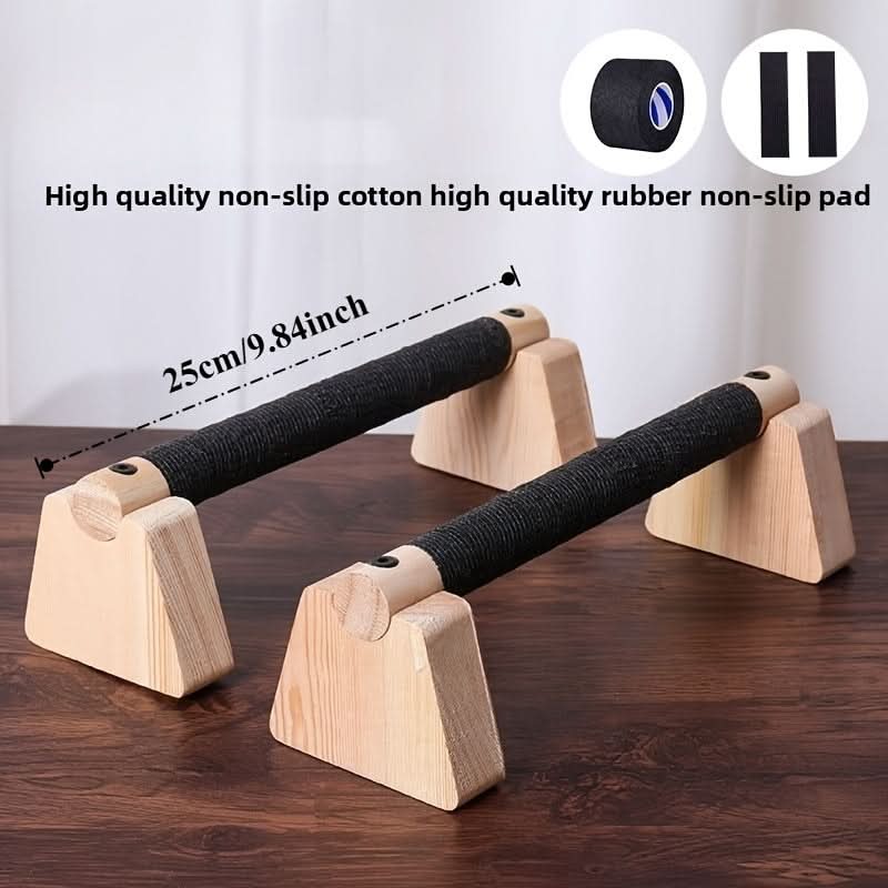 PARELLA BARS – Wooden Parallel Push-Up Bars for Stable Home Strength Training 7