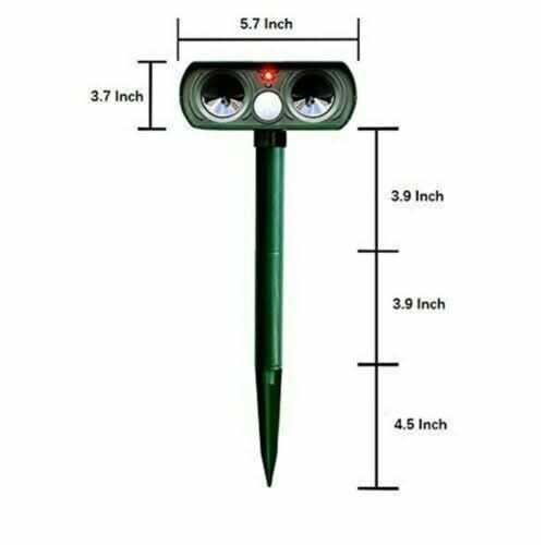 PESTWARD - Solar Ultrasonic Animal Repeller for Garden Protection 5