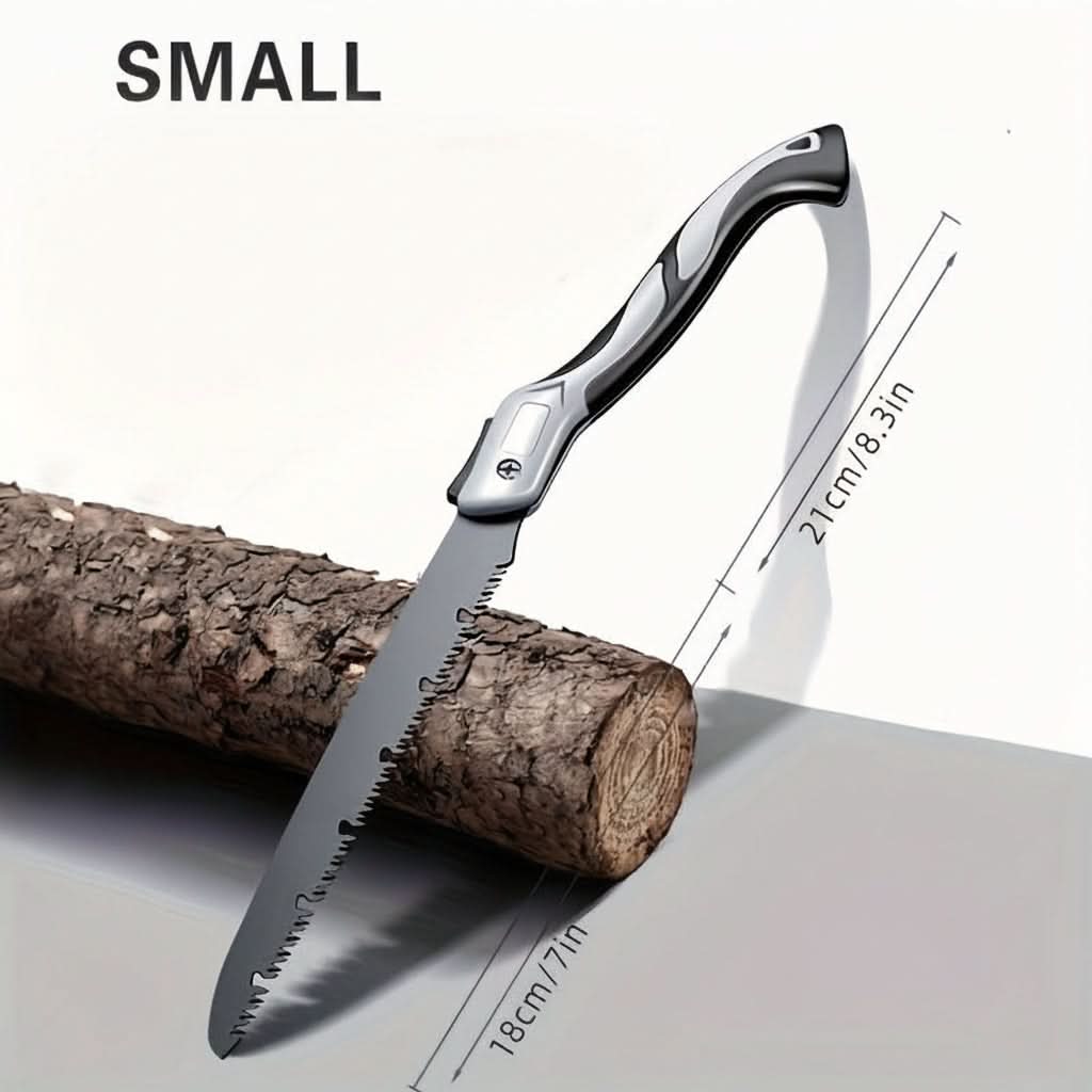 Precision Folding Saw - Tungsten Steel Blade, Bevel Cuts, Camping & Pruning Use 8