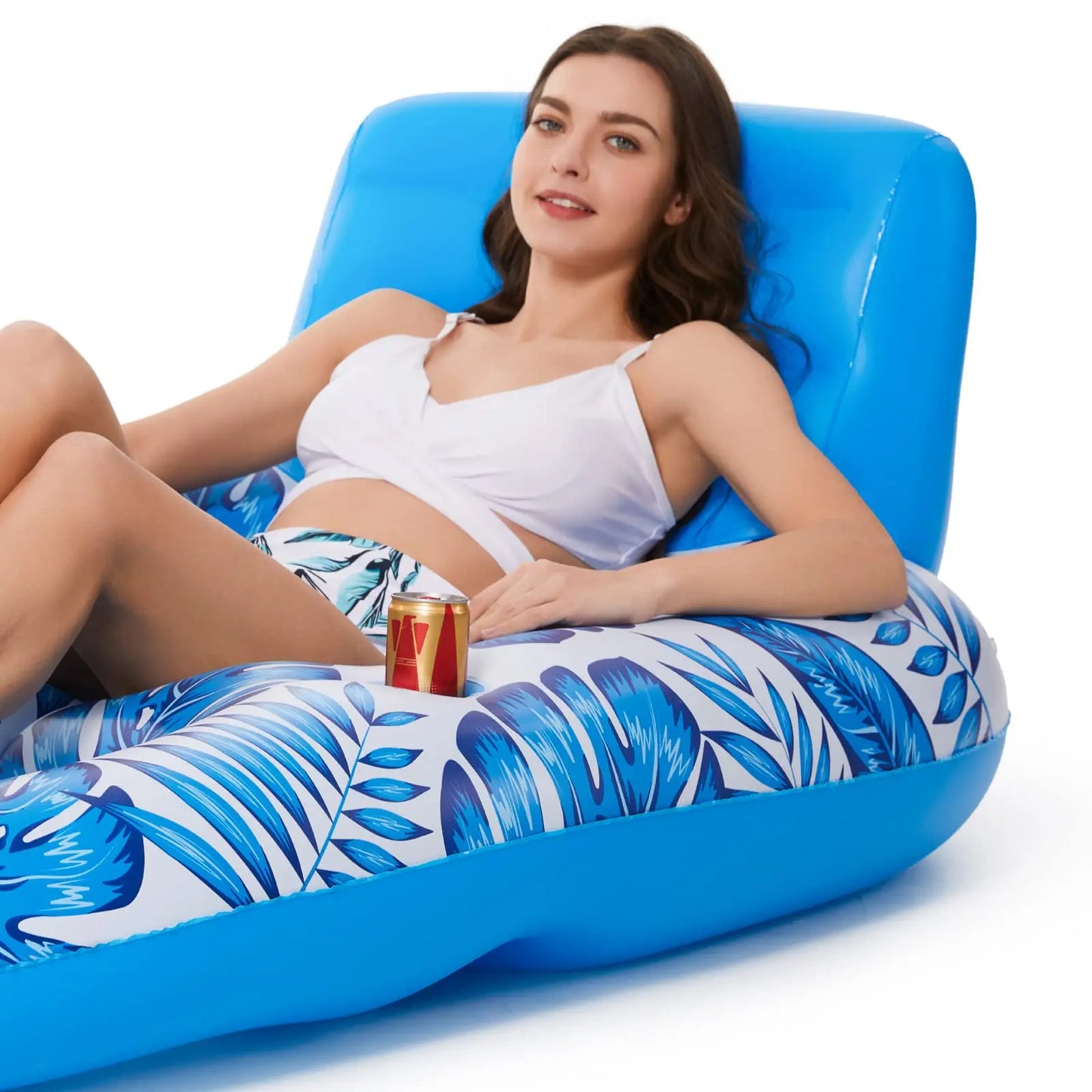 Premium Inflatable Pool Float - Comfortable Lounger for Adults, Durable Inflatables, Easy to Inflate, Vibrant Colors 4