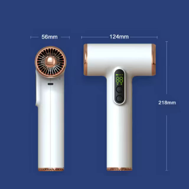 Royaleva - Cordless Hair Dryer with 30,000 RPM for Fast Drying 7