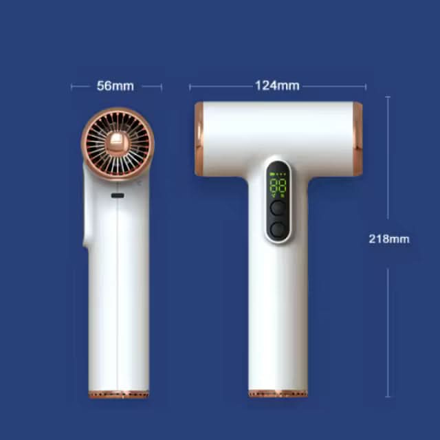 Royaleva - Cordless Hair Dryer with 30,000 RPM for Fast Drying 7