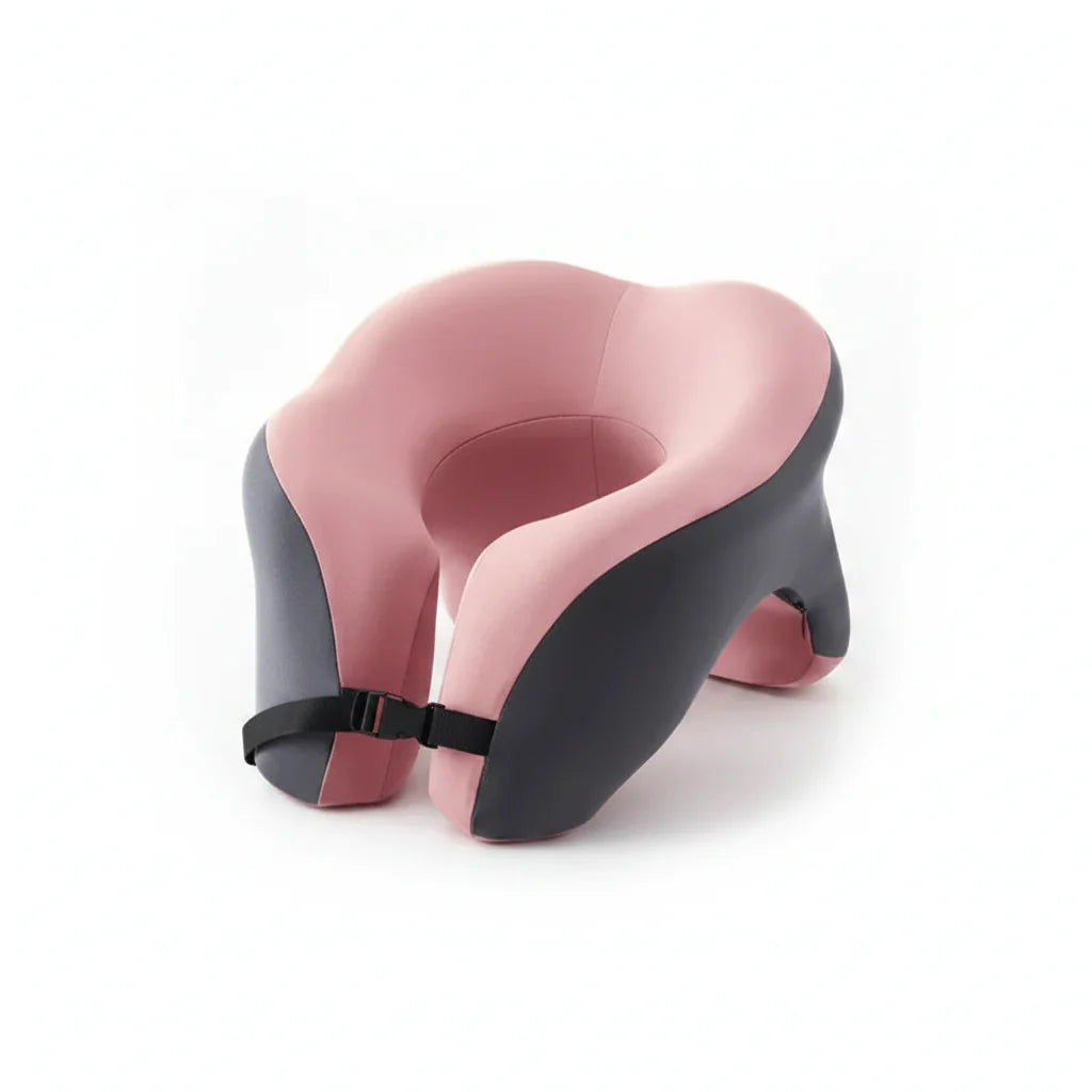 MEMOFLEX – Memory Foam Travel Pillow Ergonomic Neck Comfort