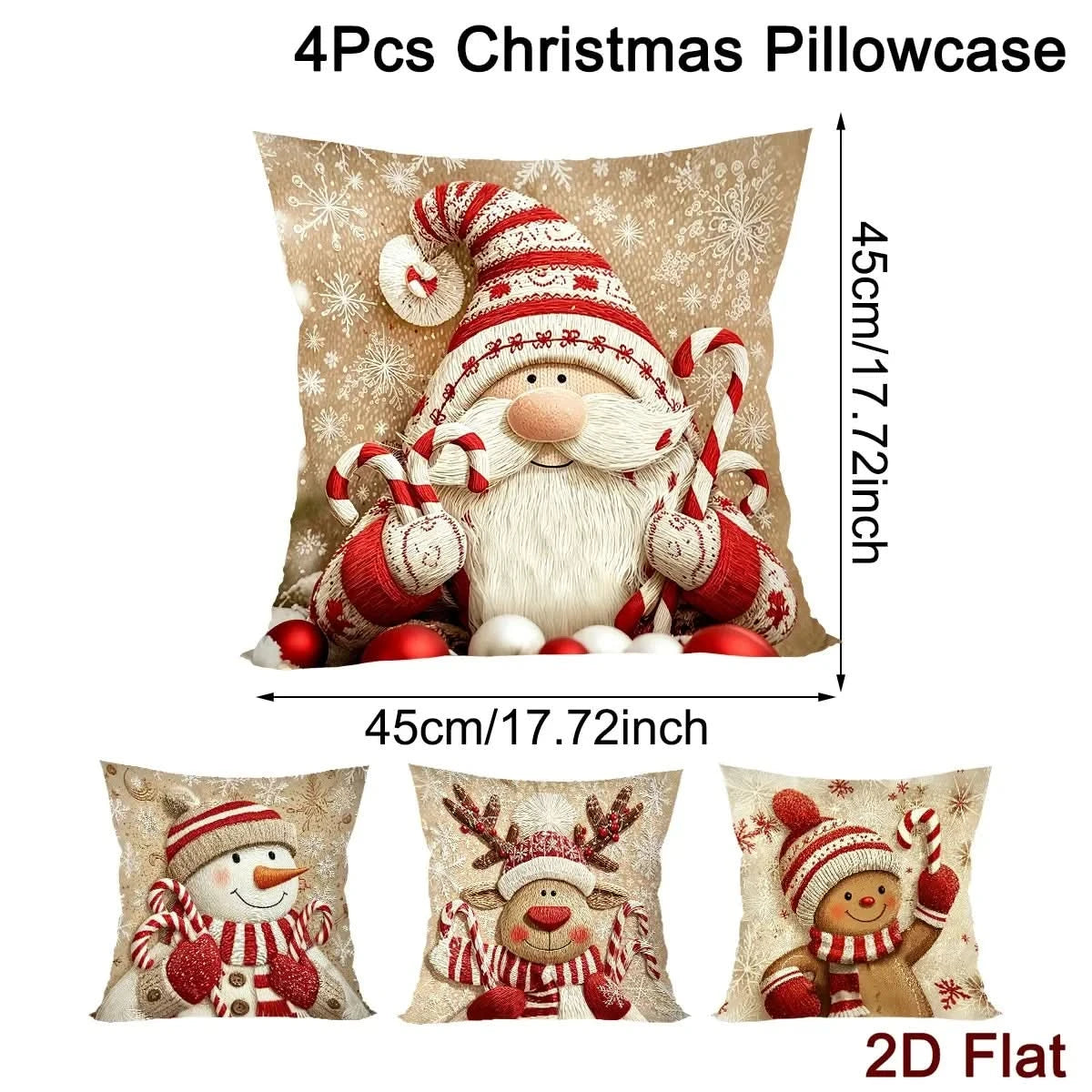 SEASONELIA – Festive Throw Pillow Covers for Effortless Home Decoration