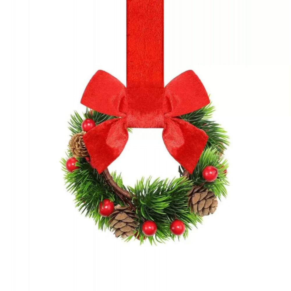 FROSTNARIA – Festive Winter Wreath for Charming Home Displays