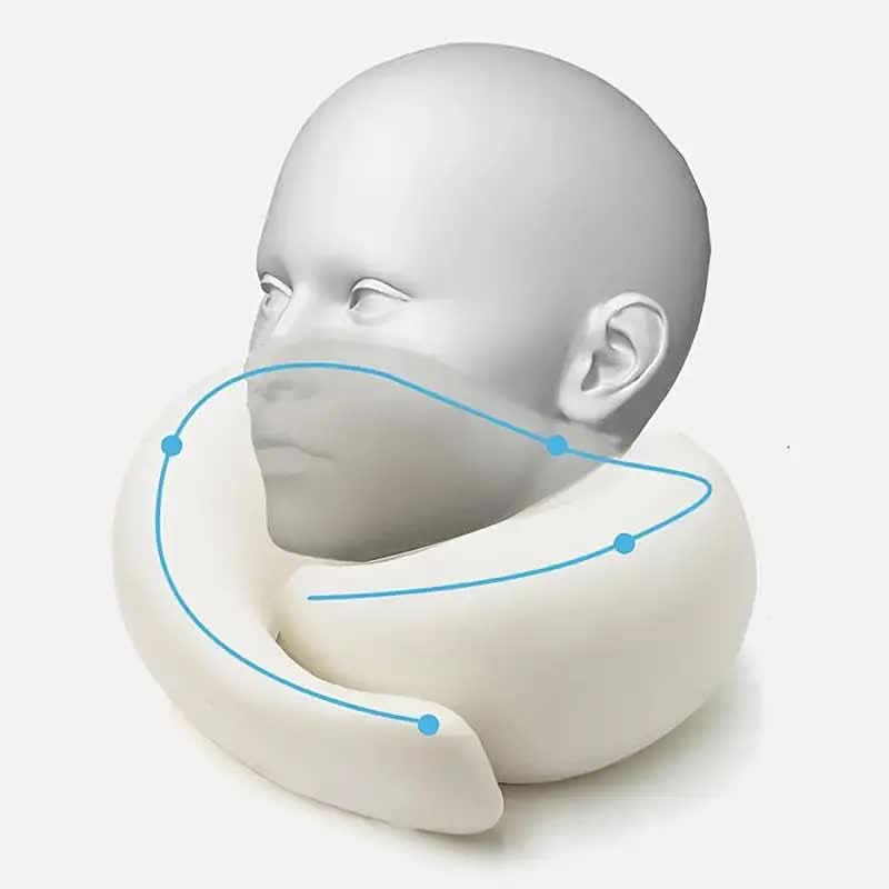 RESTSPIRAL – Nackenstützkissen aus Memory-Schaum mit verstellbarem Komfortdesign