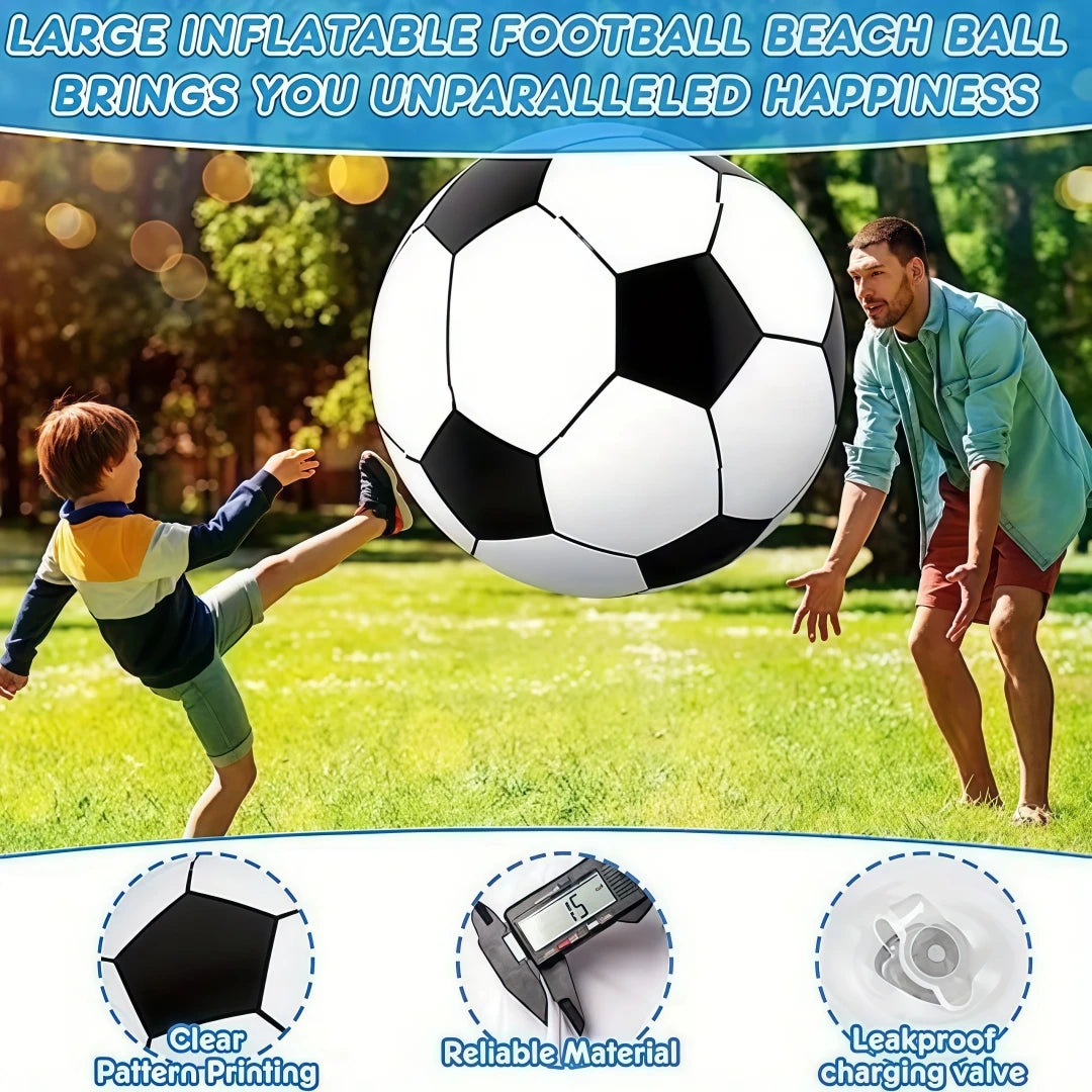 SOCCERLIVA – Outdoor Inflatable Giant Soccer Ball for Family Fun