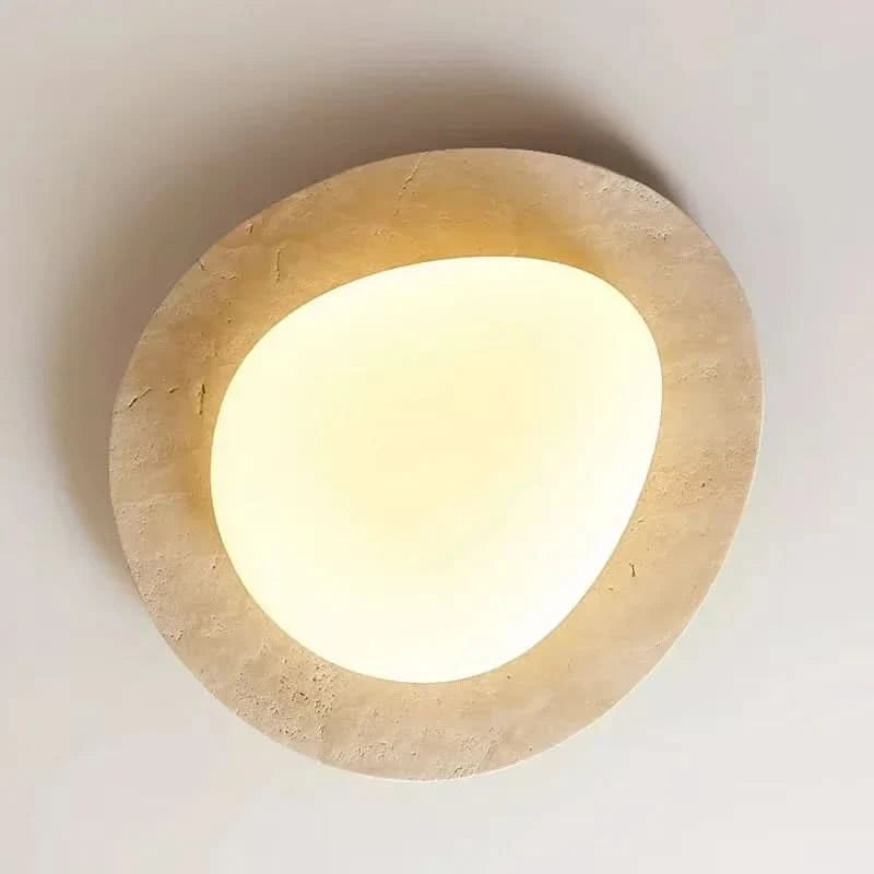 STONELOFT – Naturlig sten Wabi Sabi LED loftslampe