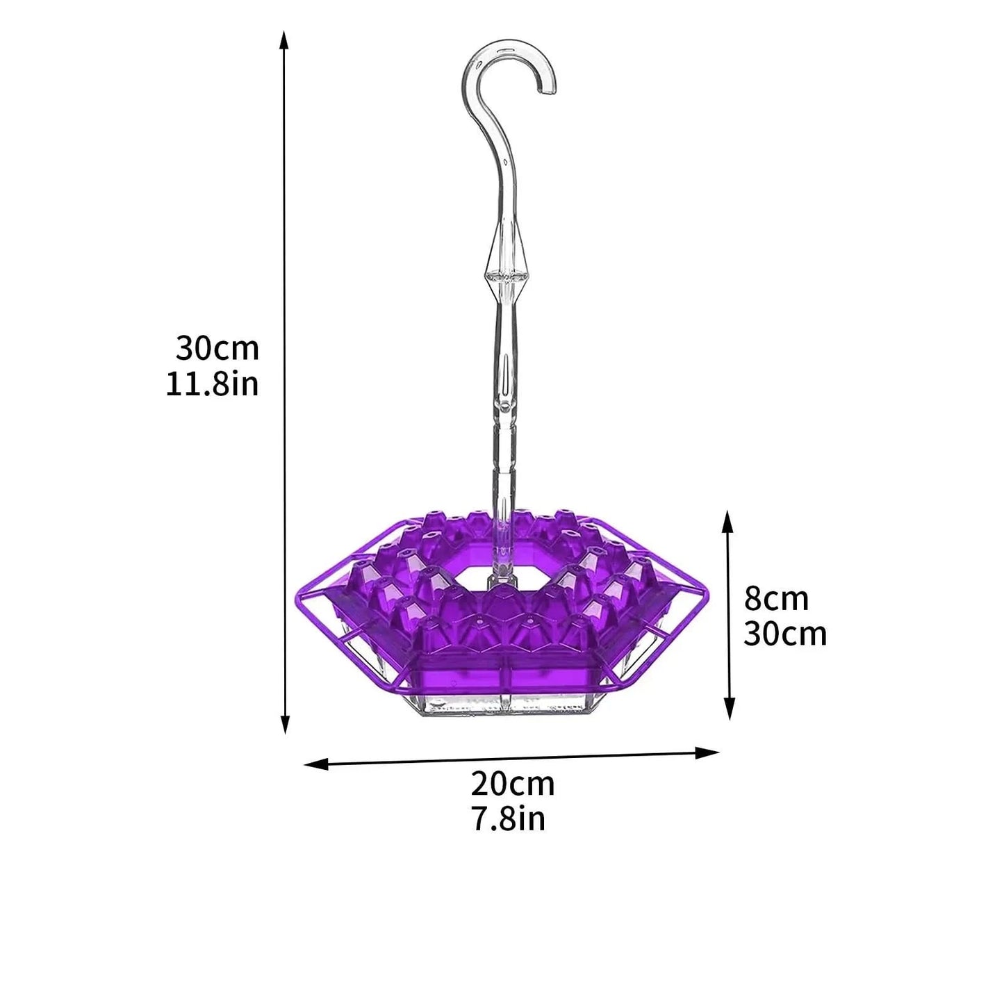 WINGNEST – Leak-Resistant Bird Feeder with Multiple Perches