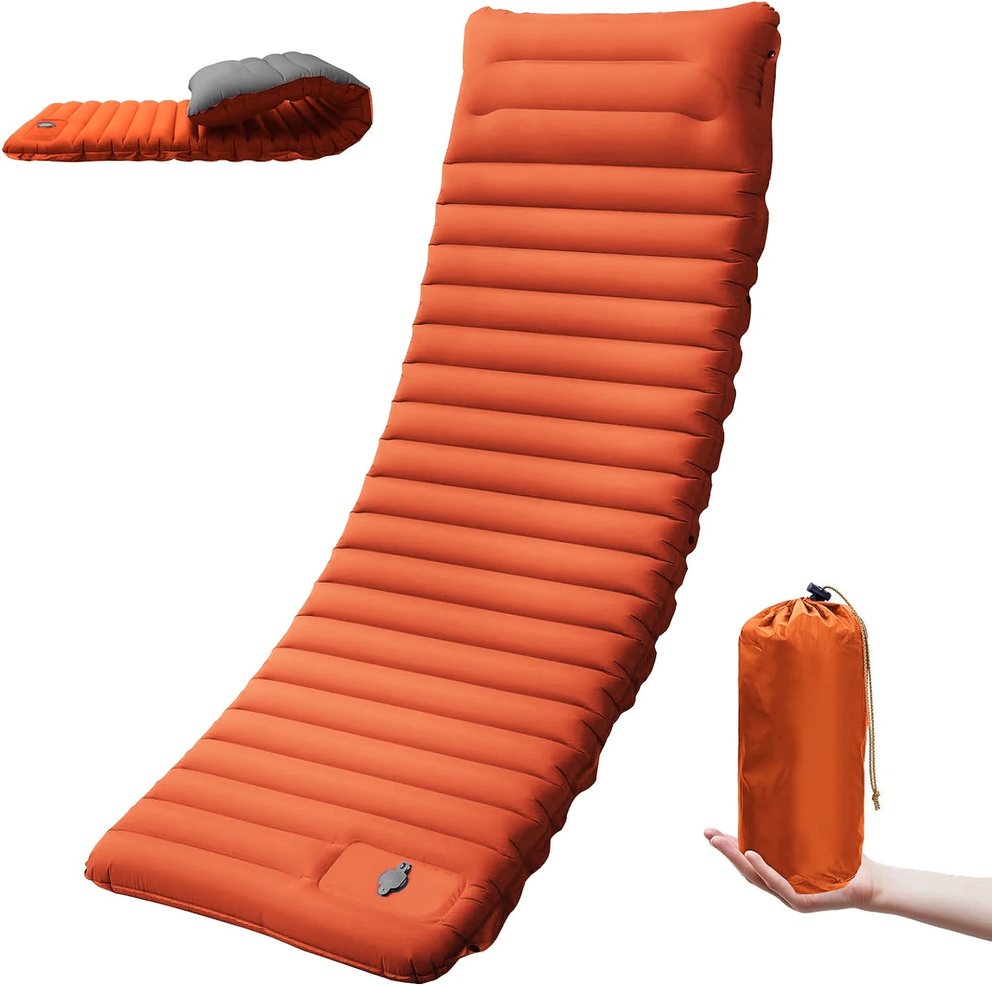 Self-Inflating Sleeping Pad - 4 Inch Thick Camping Mat for Ultimate Comfort 10