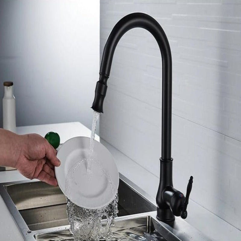 SmartSpout - Antique Bronze Kitchen Faucet With Pull-Out Sprayer For Flexibility 5