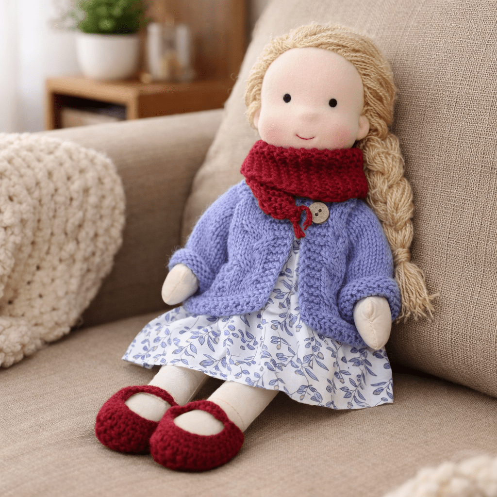 SoftBud - Handmade Waldorf Doll for Creative Imaginative Play 36