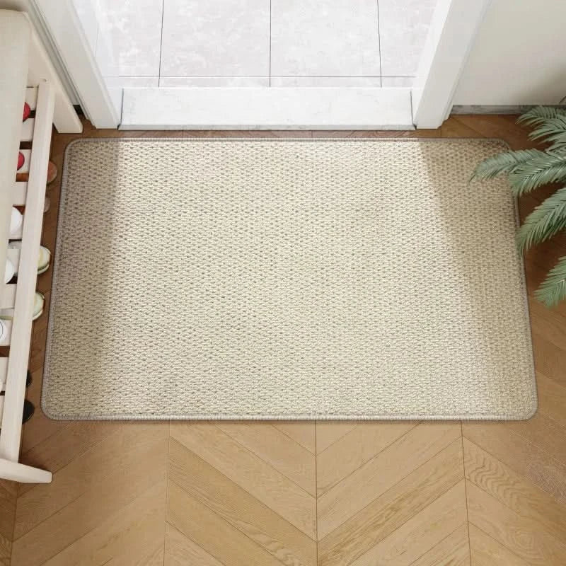 Stylish Faux Jute Outdoor Rug - Durable Non-Slip Indoor Outdoor Mat for Entrances 7