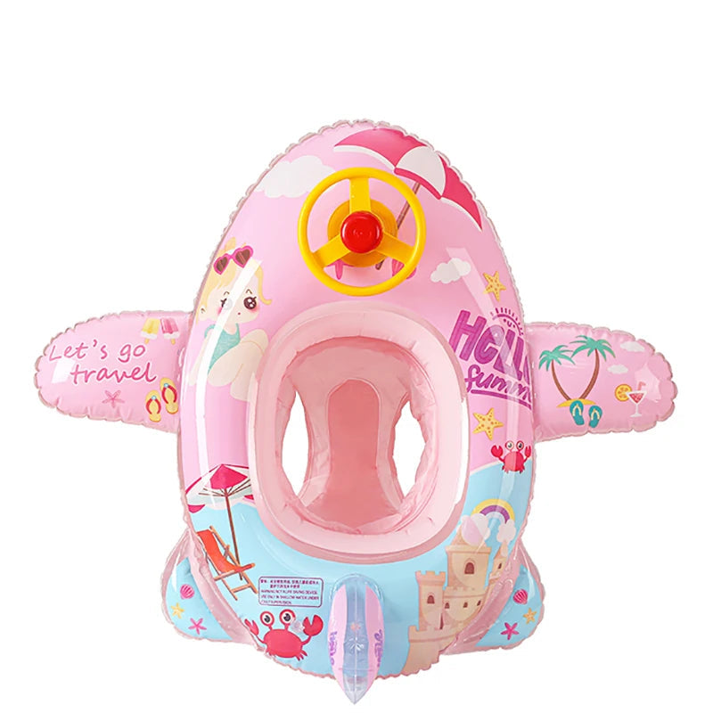 Toddler Pool Float - Non-Toxic Animal Theme Swimming Ring for Ages 0-3 13