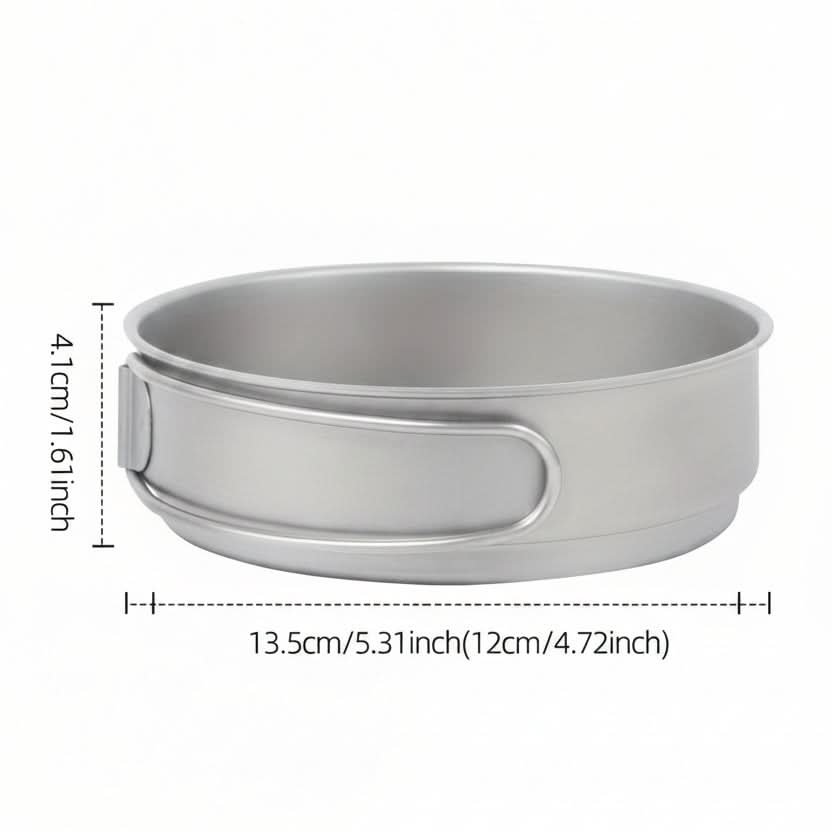 HIKENEST – Rustproof Stainless Steel Cookware for Hiking & Picnics