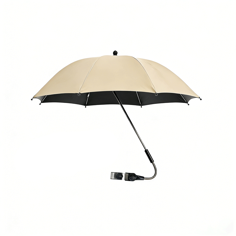 SHADEFLOW – Portable Beach Chair Umbrella with 360° Adjustable Rotation