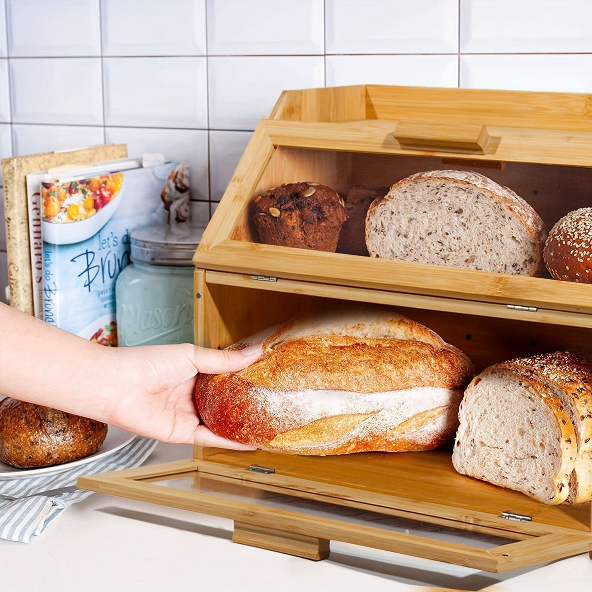 BREADZELORA – Stilfuld brødboks til et velorganiseret køkkenbord