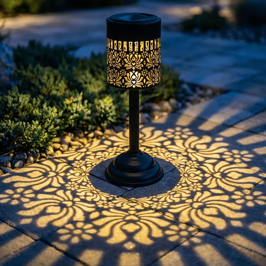 PEONIA – Solar-Powered Peony Flower Outdoor LED Garden Lamp
