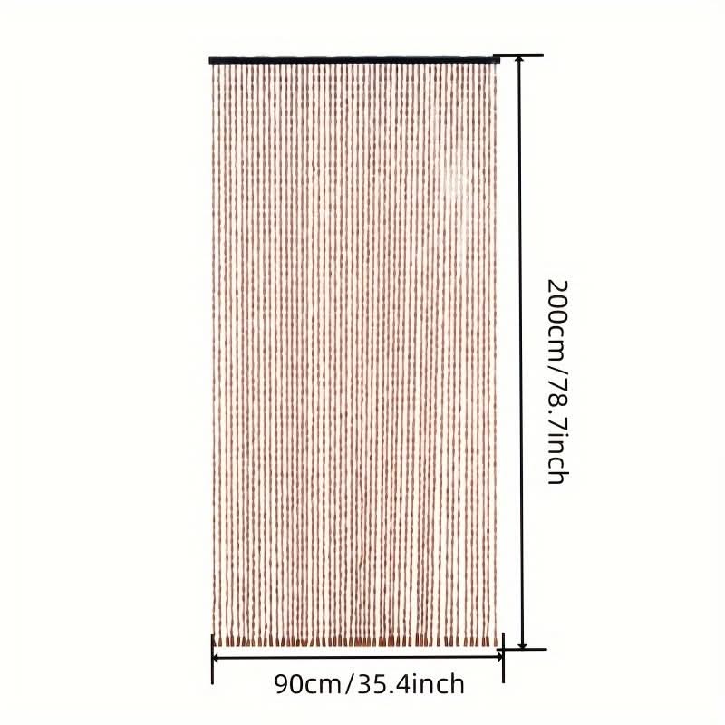 BEADFLOW – Dekorativer Bambusvorhang für Fenster, Schränke & Gänge